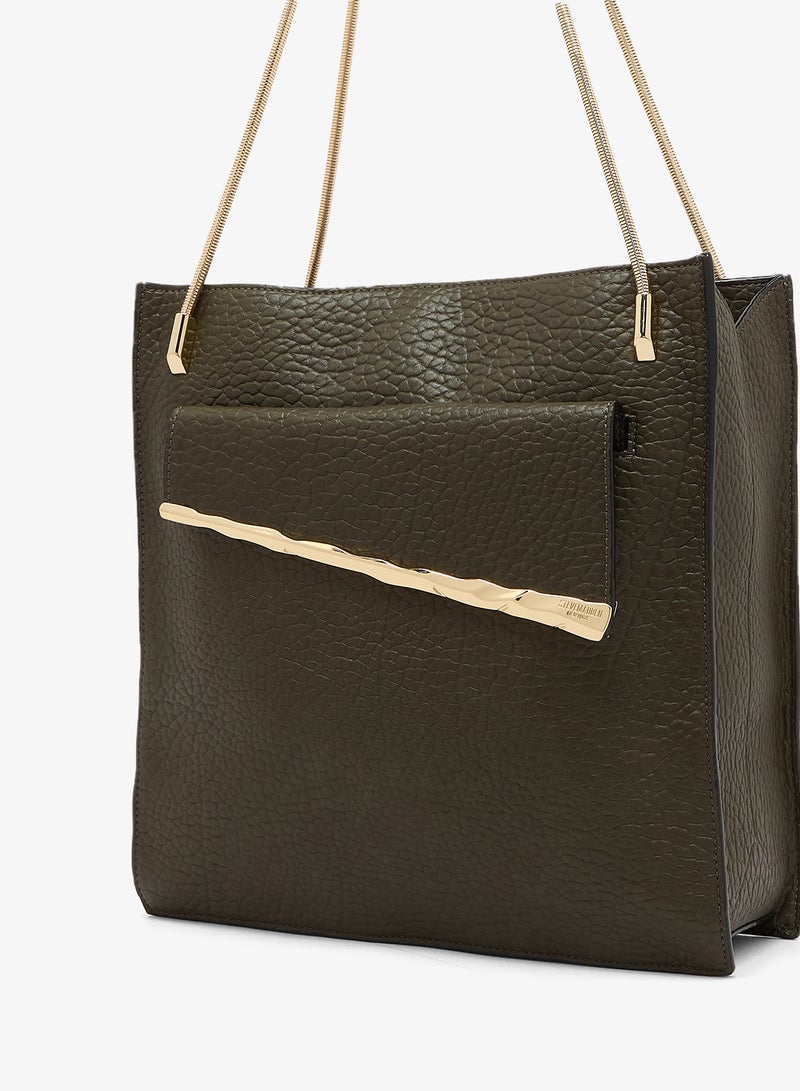 STEVE MADDEN BJULIETT Textured Shoulder Bag - Image 3