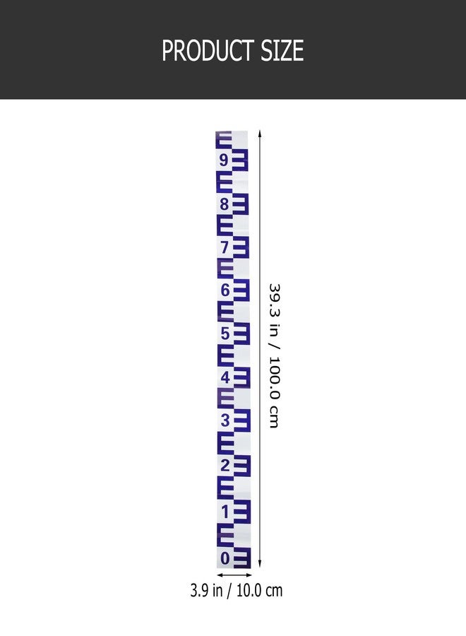 Artibetter marine indicator reflective film pool supplies water proof self-adhesive water level gauge water gauge sticker water meter reflective water gauge tool - Image 2