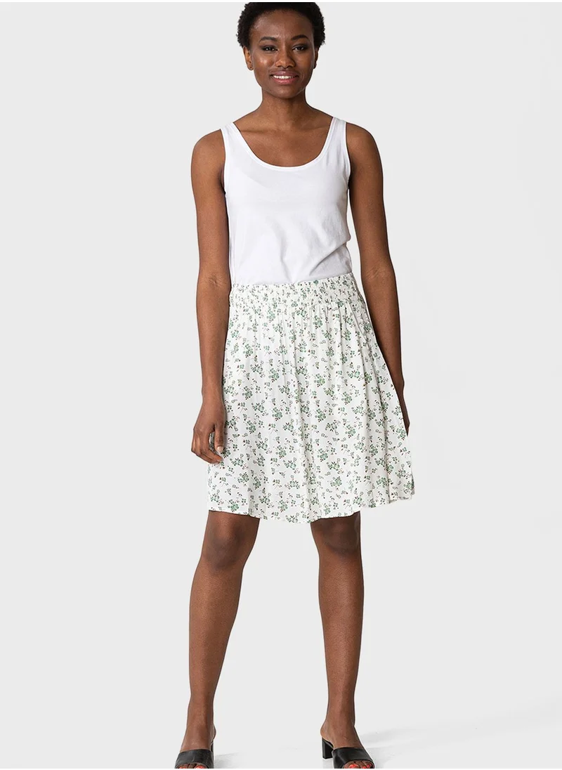 INDISKA Printed Midi Skirt