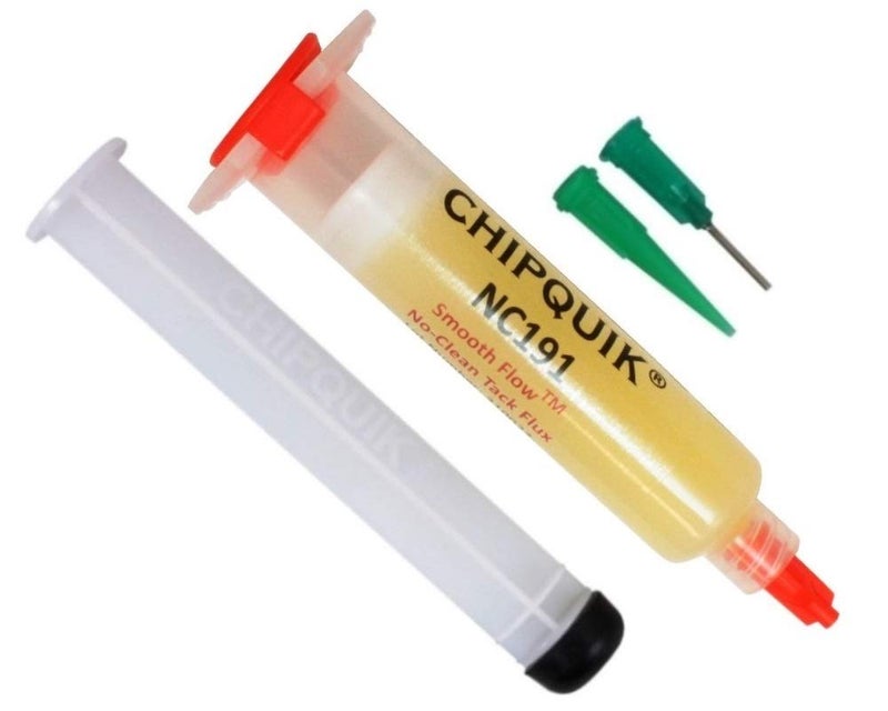 CHIP QUIK NC191 Smooth Flow Tack Flux No-Clean (6-2cc Squeeze Tubes) - Image 1