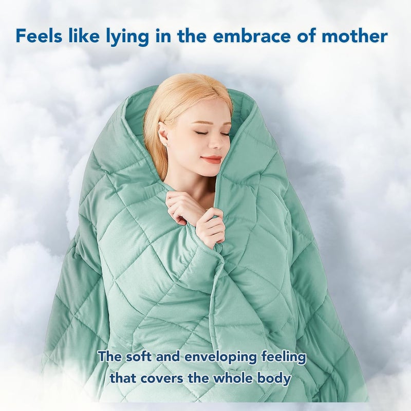 Topcee Weighted Blanket (5 lbs, 36" x 48") Cooling Throw Heavy Blanket for Sleeping Apply to 40-60 lbs, Soft Thick Breathable Blanket with Glass Bead, Easy Care - Image 4