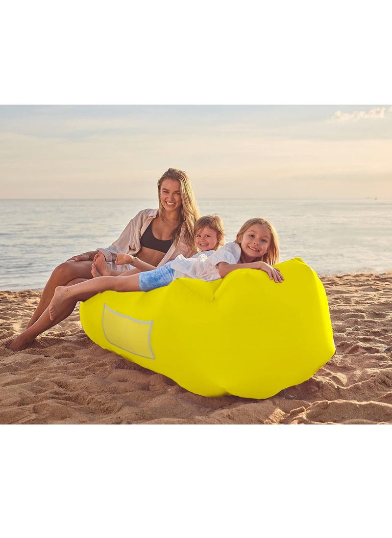 KASTWAVE - Inflatable Sofa, 190 * 90cm Anti Leakage Inflatable Couch, 330 LBS Capacity Portable Camping Sofa with Carry Bag For Camping Outdoor Beach - Image 1
