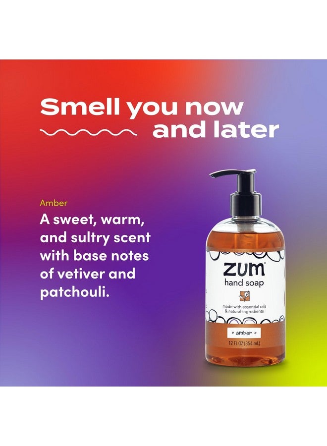 زم صابون زوم إنديجو وايلد لليدين - صابون سائل لليدين للحمام والمطبخ - كهرماني - 12 أونصة (عبوة من 4 قطع) - Image 3