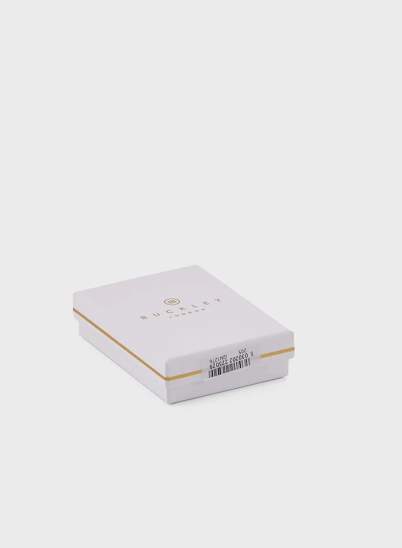 BUCKLEY LONDON Polished Set Of Two Rose Gold Stud Earrings