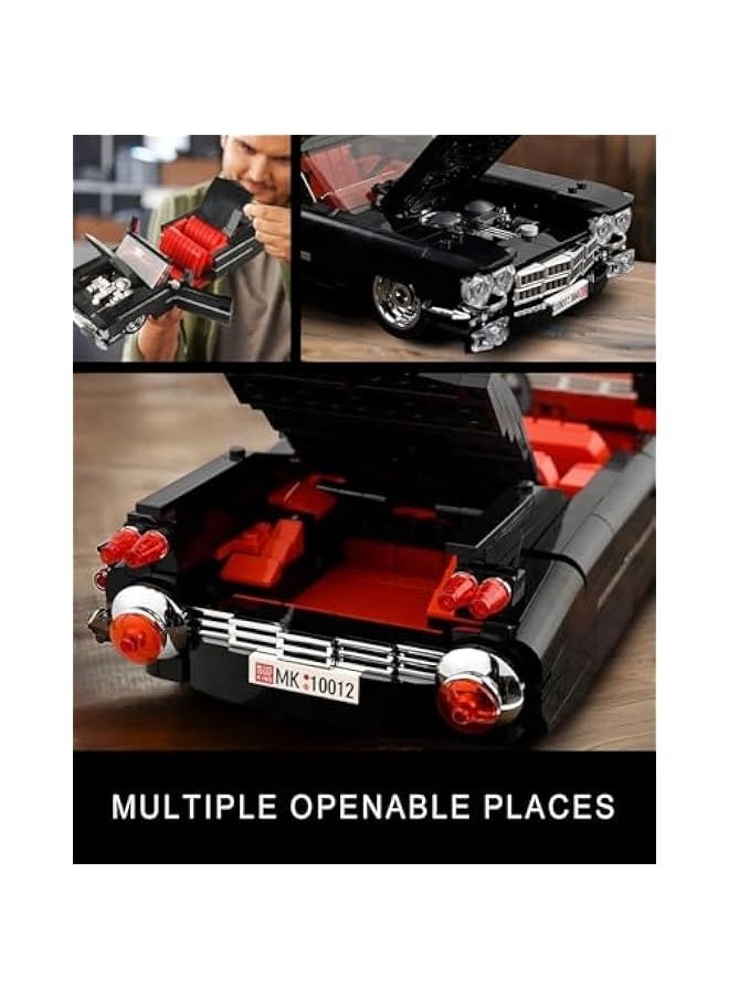 Sports Car Building Block Kits, MOC Racing Car Model Building Sets, Convertible Car Gifts for Kids Age 8+/Adults Collections Enthusiasts-1,245 Pieces  - Image 3