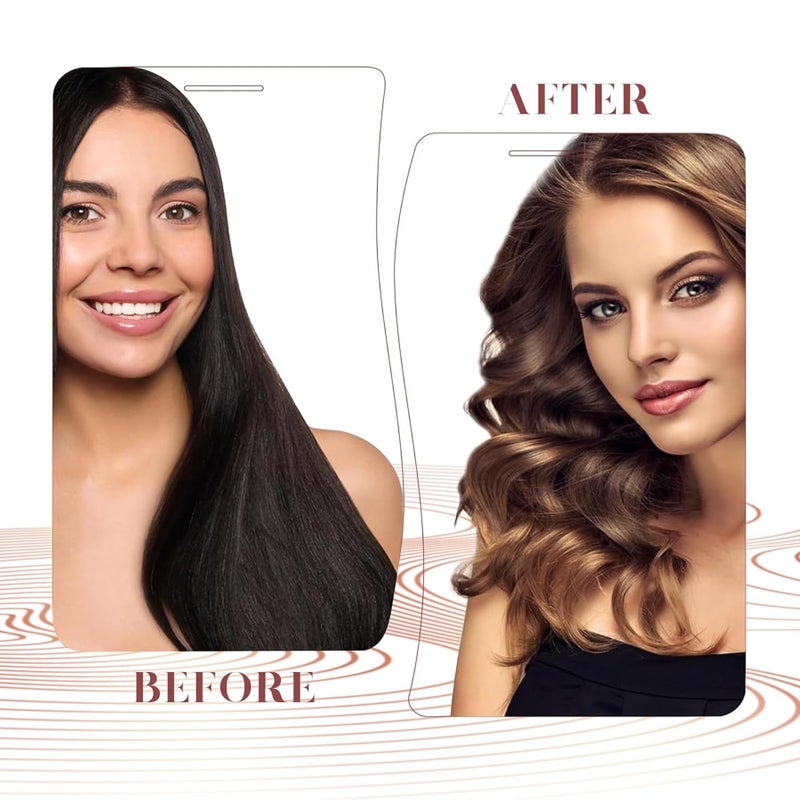 kanuoc 6 Pack Heatless Hair Curler, Heatless Curls Overnight for All Hairs Types, Hair Rollers for Blowout Look Long Hair, Curls Satin Jumbo Flexi Rods to Sleep in (Color,C) - Image 5