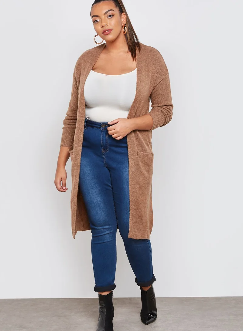 Forever 21 Plus Longline Cardigan