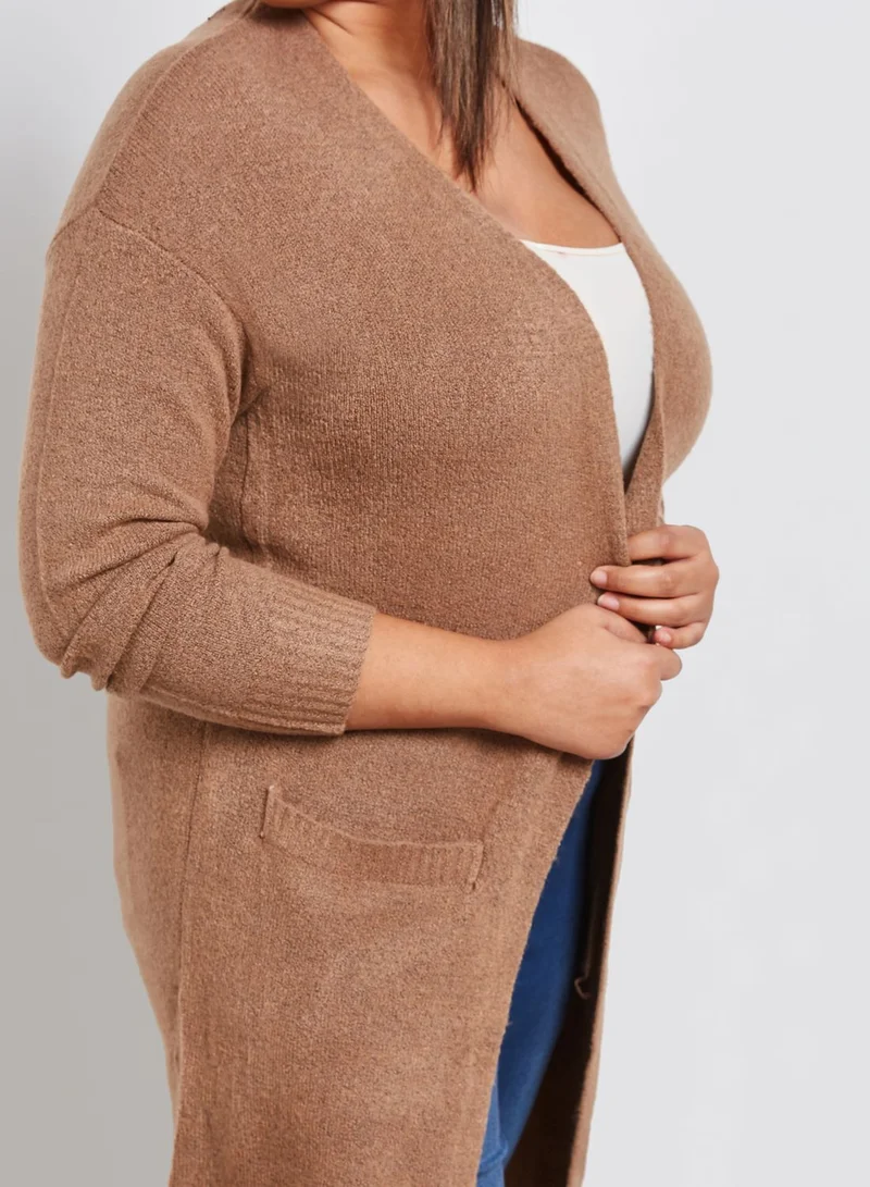 Forever 21 Plus Longline Cardigan