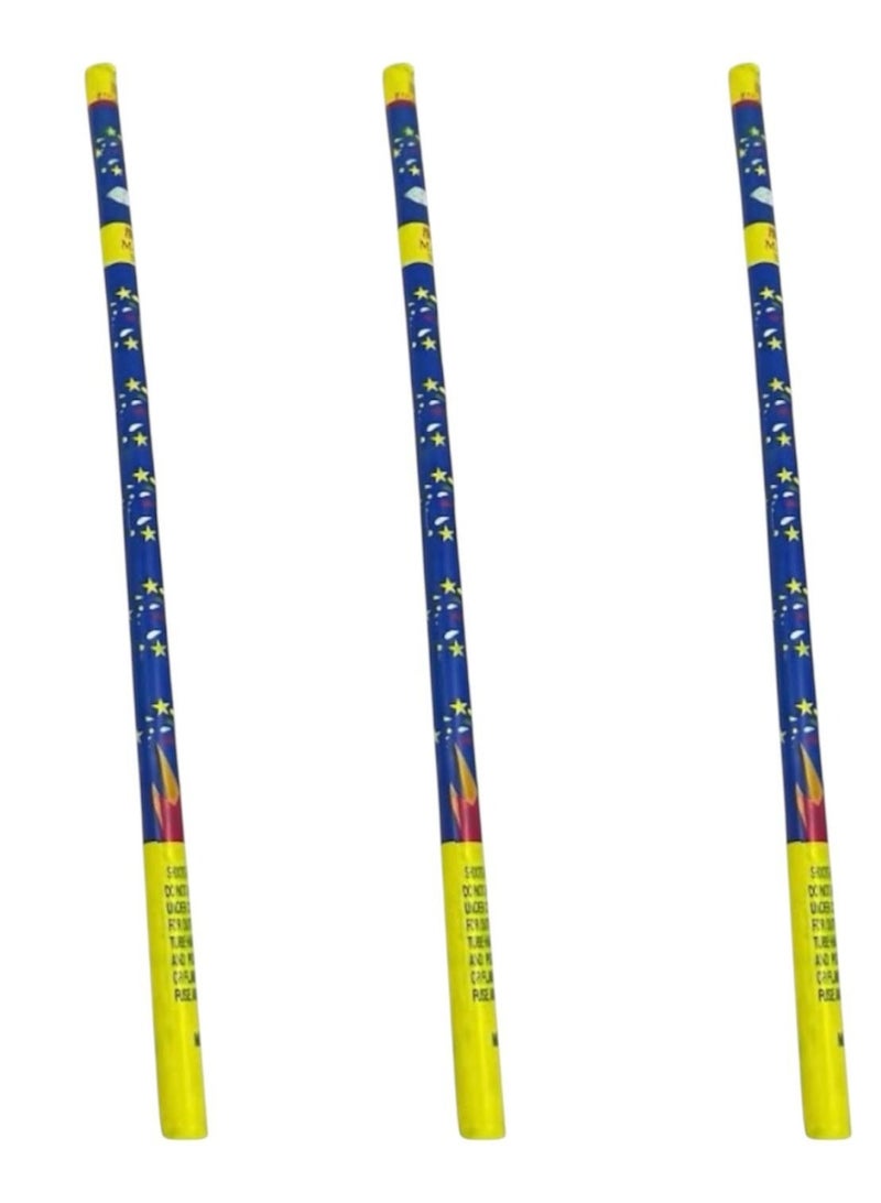 مدفع طراطيع ملونة للحفلات 15 لون فالداخل"3 قطع " - Image 1