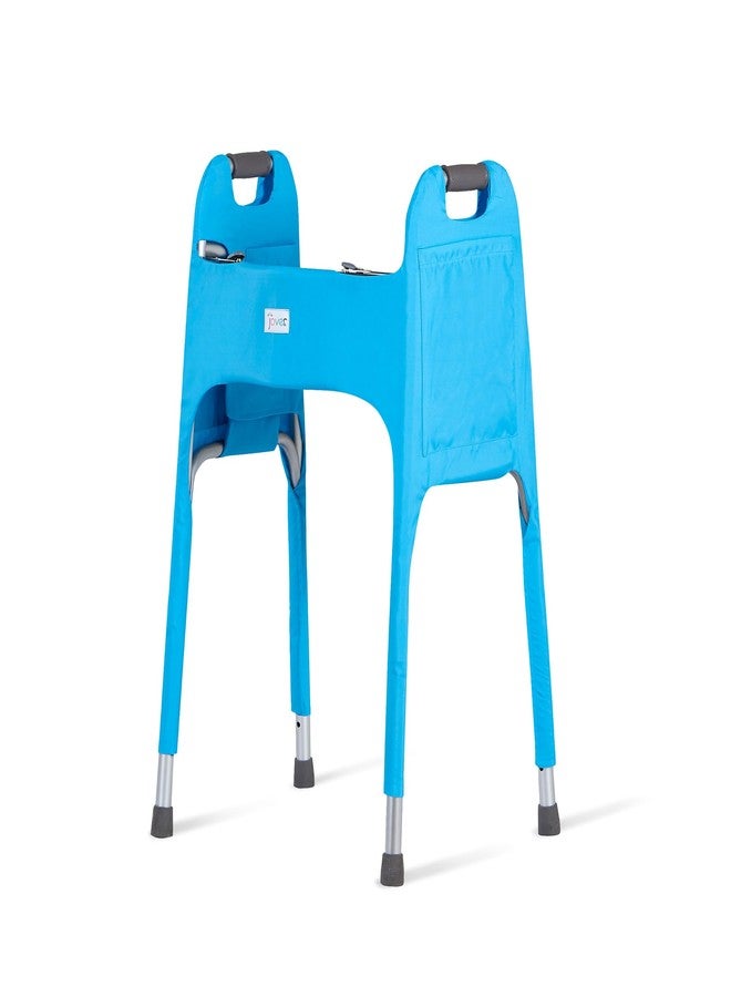 Jover - Walker Covers (Clear Skies) - Colorful Fabric Cover for Standard Folding Walker Mobility Aid with Pockets, Easy Fit Senior Walker Accessories, Washable Polyester, + Matching Storage Bag - Image 1