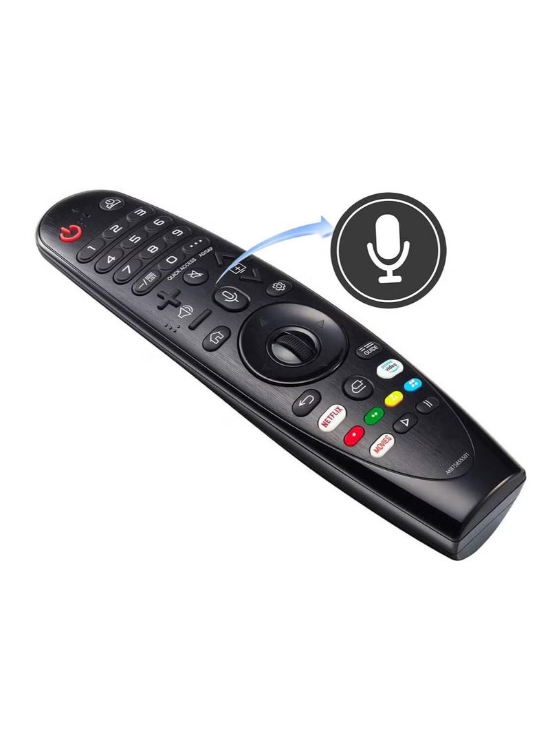 Anmi Anmi New MR20GA Remote Control AKB75855501 Universal Voice Commands Pointing and Wheel Control Magic Remote Control Compatible for OLED NanoCell Series 4K UHD 2020 LG Smart TV's