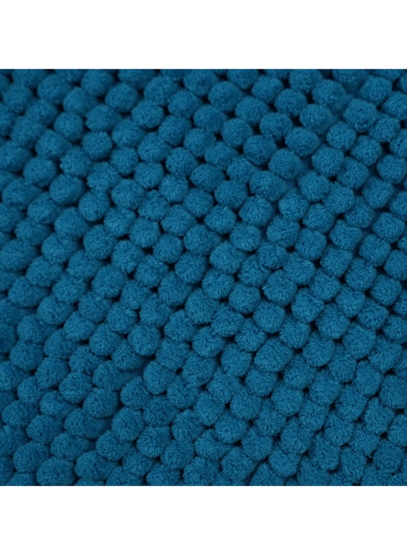 DIVEENAS Diveena's Non-Slip Bathroom Mat – 50x70cm Super Soft Microfiber Bath Mat, Quick-Dry & Machine Washable Bath Rug for Bathroom or Powder Room & Home | China Blue - Image 2
