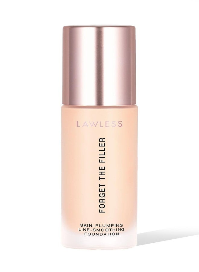 LAWLESS Women's Forget the Filler Skin-Plumping Line-Smoothing Foundation, 2F, fair with neutral undertones, 1.0 Ounce - Image 1