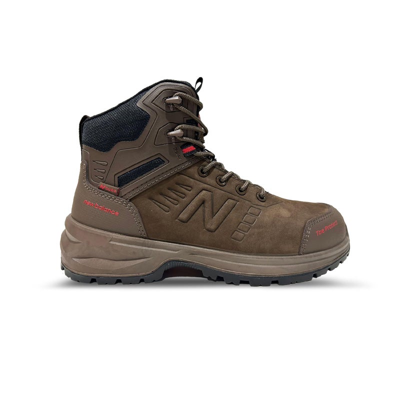New Balance Mens Calibre Composite Toe Work Boots Chocolate 115 Wide