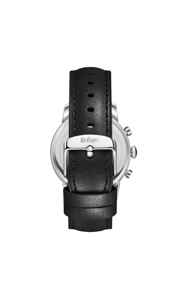 Lee Cooper LEE COOPER LC08085.531 Men's Multi Function Display Watch & Leather Strap Black
