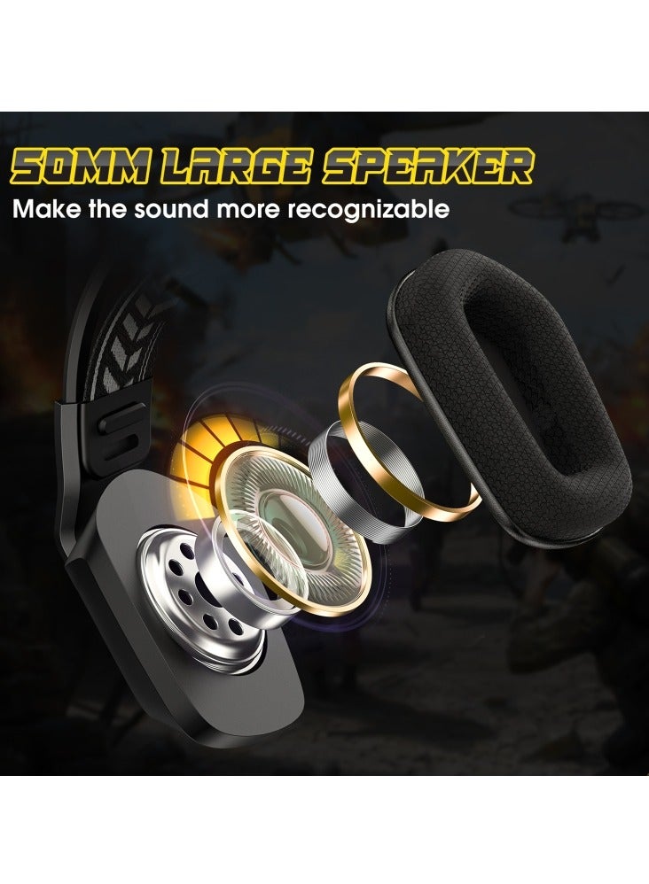 Onikuma X31 RGB USB+3.5mm Headphone Black - Image 2