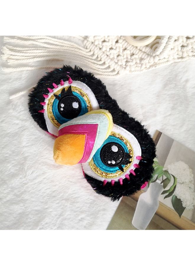 Generic Big Billed Bird Sleeping Eye Mask Multicolour  - Image 2