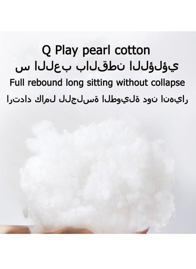 أوبتيكو 40 سم × 40 سم وسادة أرضية مستديرة وسائد كرسي للأثاث الخارجي وسائد مقاعد وسادة التأمل وسادات كرسي ناعمة، وسادات مقعد الكرسي، وسائد كرسي لليوجا وغرفة المعيشة وأريكة الشرفة  - Image 5