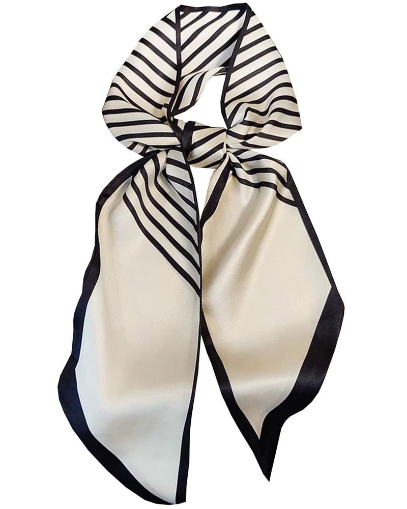 Saiusloa Purse Scarf For Handbags Head Scarves For Women's Hair Bags Scarfs Long Skinny Scarves Fashion Silky For Headbands Accessories 5.9 x 59inch-A22 - Image 1
