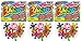 Ja-Ru JARU Rainbow Jax Toy Set 3 Pack Big Plastic Jacks Game with Ball for Kids and Adults Neon Colored Toy Jacks Fun Vintage Retro Toy Stocking Stuffers Party Favor Birthday Gifts Bulk 7313A - Image 2