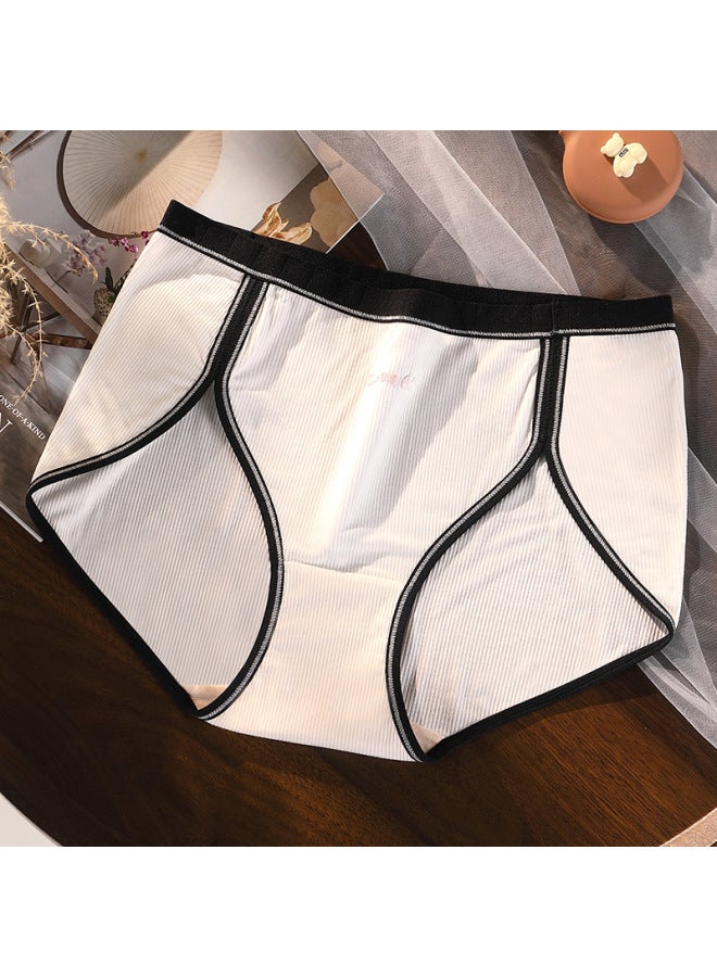 Plus Size Women's Modal Panties For Curvy Figures 100kg Antibacterial Crotch Shorts High-waisted Seamless Sports Briefs For Girls