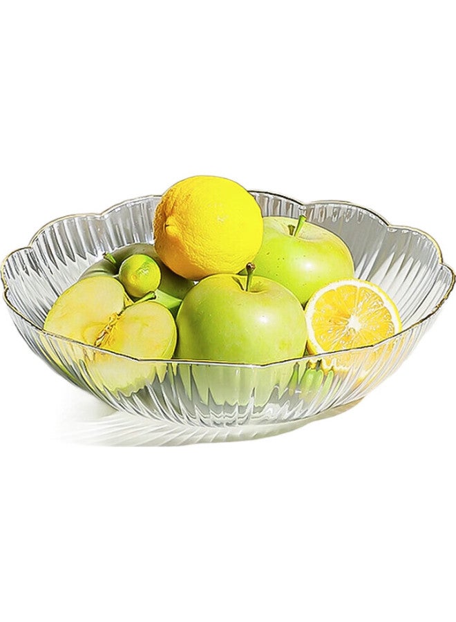 Yijuke [Gold Rim] Fruit Plate, High-End Tray, Storage Box, Living Room Snack Plate, Candy Dish, Nut Plate For Home Use - Image 2