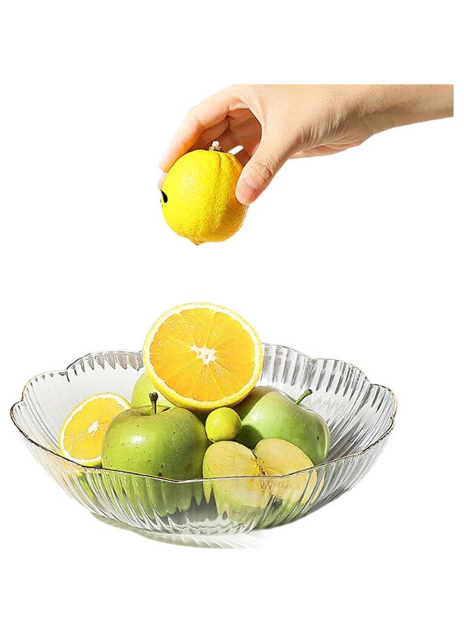 Yijuke [Gold Rim] Fruit Plate, High-End Tray, Storage Box, Living Room Snack Plate, Candy Dish, Nut Plate For Home Use - Image 3