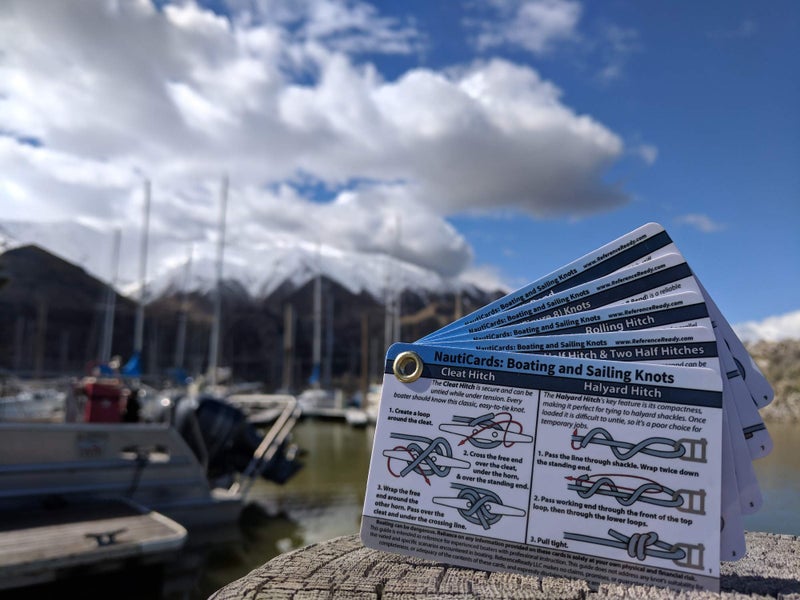 ReferenceReady Boating and Sailing Knot Cards - Waterproof Guide to 20 Nautical Knots - Image 5