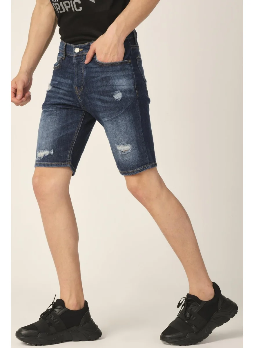 Alexander Gardi Regular Fit Jean Shorts (21-Cmlsrt)