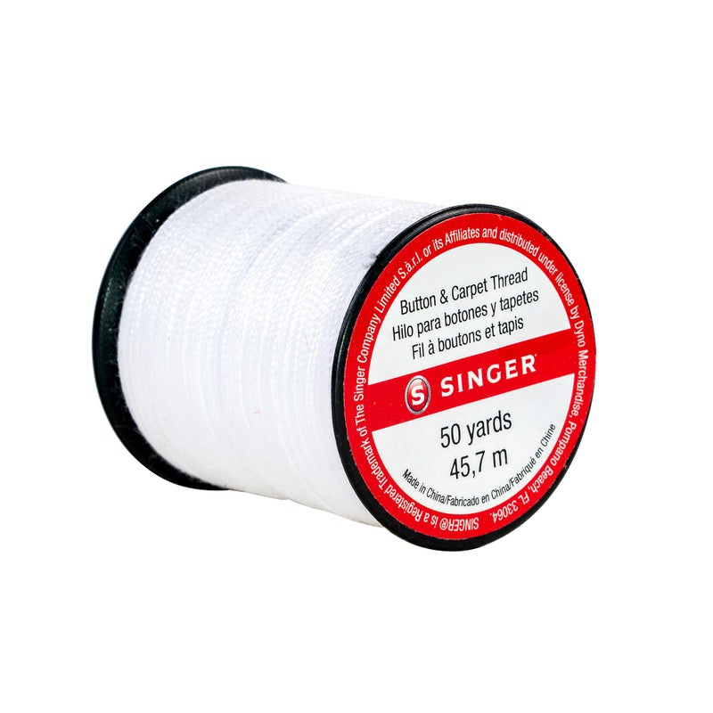 Singer 67100 Button & Carpet Sewing Thread, 50-Yards, White, 3.80 x 1.50 x 2.50 - Image 4