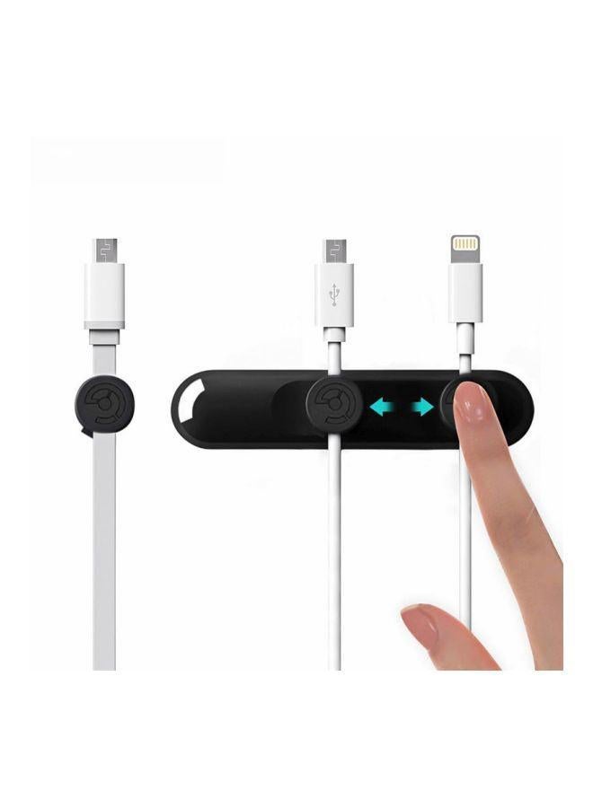 Magnetic Line Clip Cable Organizer Holder Black  - Image 3