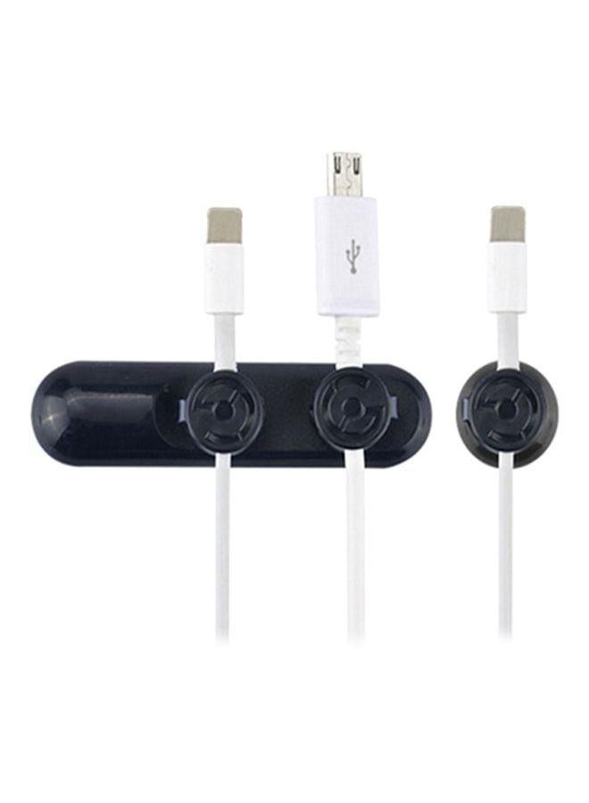 Magnetic Line Clip Cable Organizer Holder Black  - Image 1