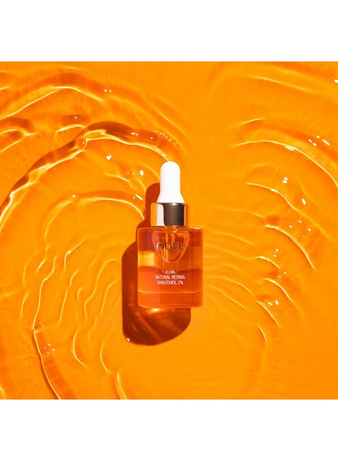 OGEE Natural Retinol Bakuchiol Serum 2% Elixir Certified Organic Face Serum For Wrinkles And Fine Lines - Image 3