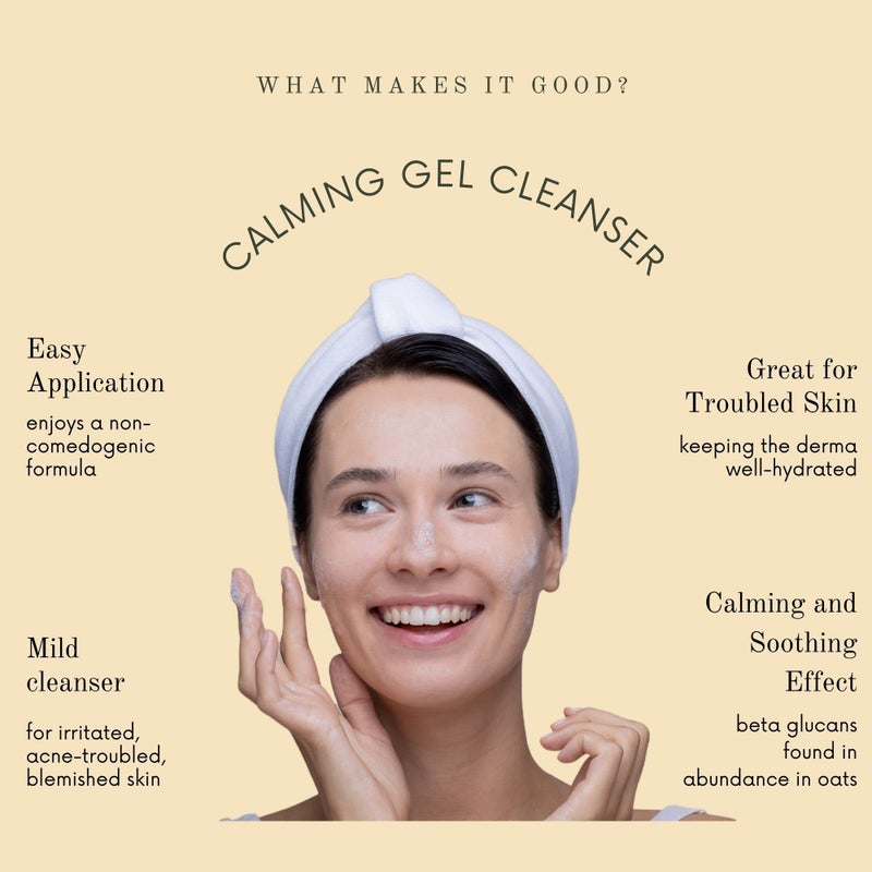 Oattbe Syn Bio Beta Glucan Gentle Gel Face Cleanser - Premium Korean Sensitive Skin Face Wash With 5 Weights of Hyaluronic Acid, 100 ml - Image 3