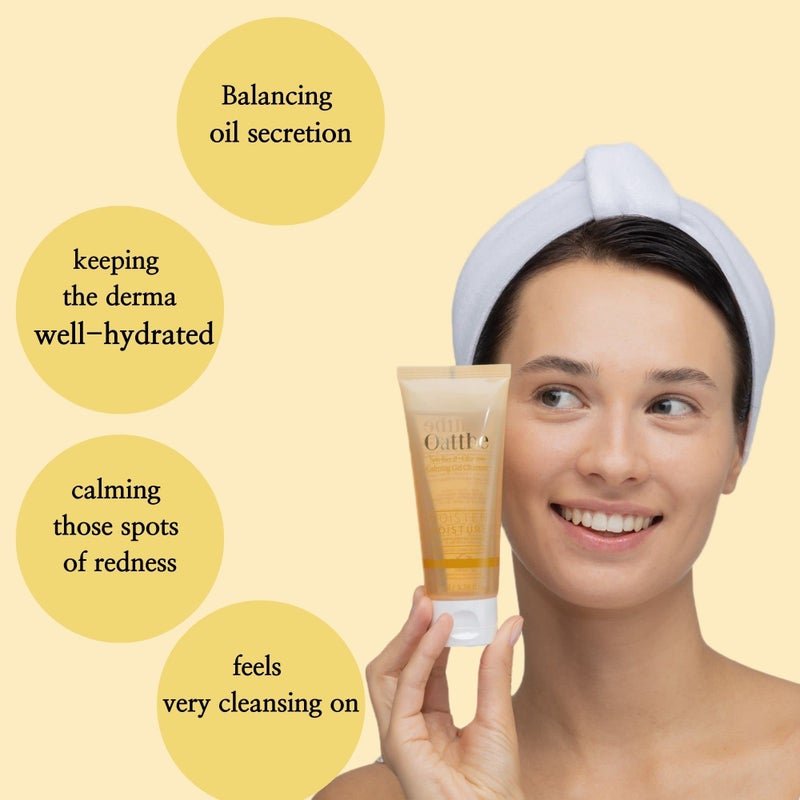 Oattbe Syn Bio Beta Glucan Gentle Gel Face Cleanser - Premium Korean Sensitive Skin Face Wash With 5 Weights of Hyaluronic Acid, 100 ml - Image 2