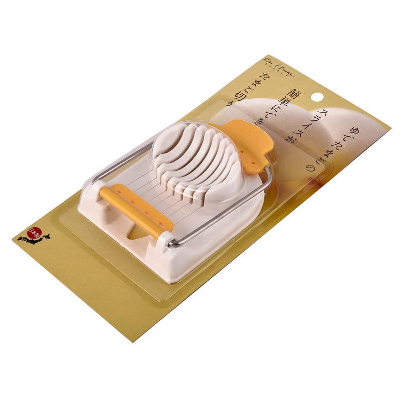 Kai Japan Stainless Steel Egg Slicer White Yellow - Image 5