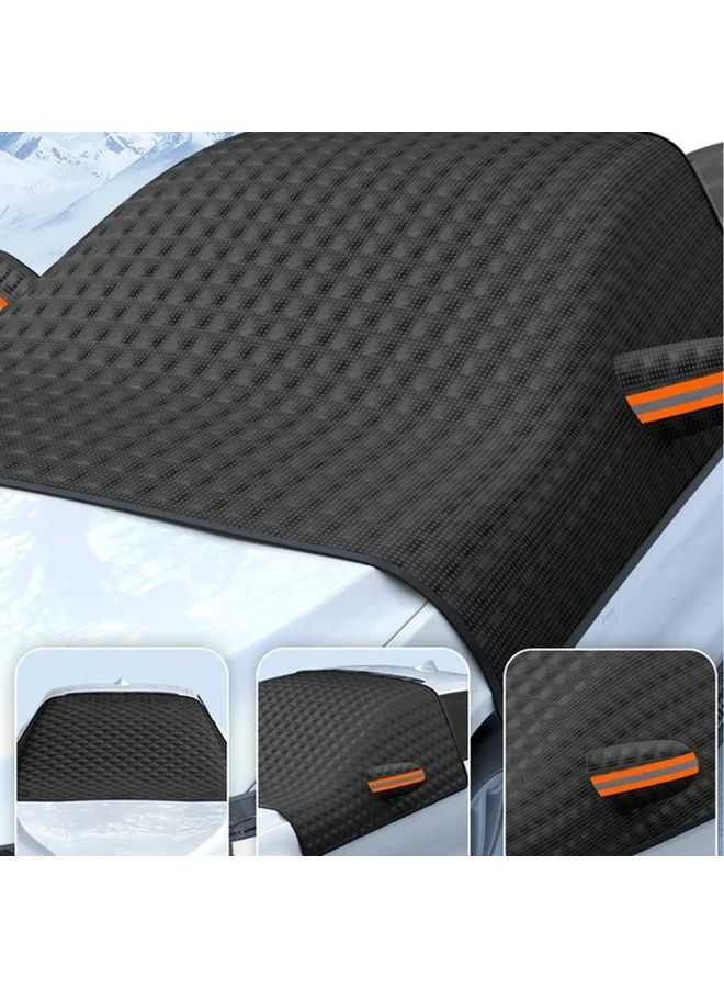 One Piece Magnetic Windshield Protector With 12 Magnets For Cars Snow And Ice Resistant - Image 5