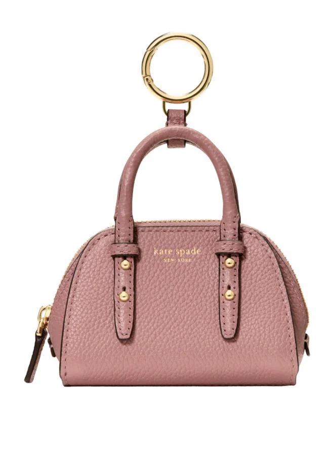Kate Spade Charmed Pebbled Leather Nano Carryall Bag Charm