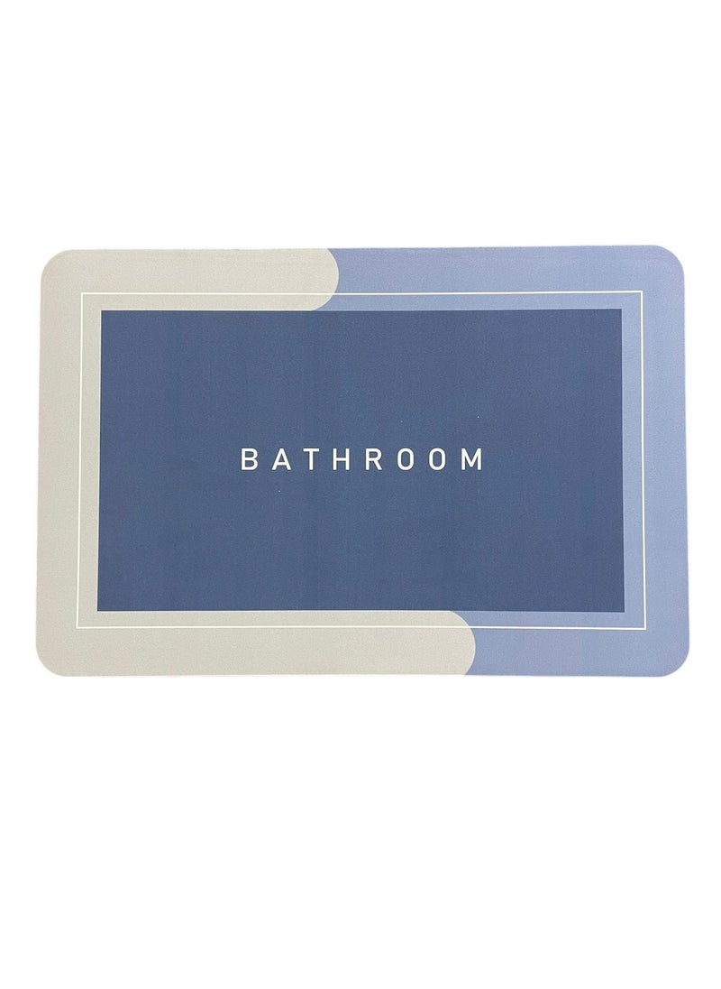 Generic Arabest Super Absorbent Bath Mat, Quick Drying Non-Slip Bathroom Carpet for Home, Kitchen, and Shower multicolor  - Image 1