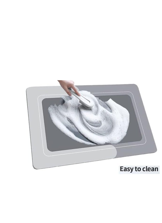 Generic Arabest Super Absorbent Bath Mat, Quick Drying Non-Slip Bathroom Carpet for Home, Kitchen, and Shower multicolor  - Image 4