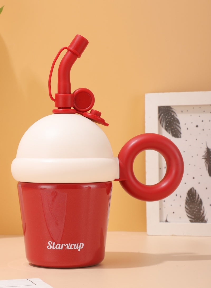 Starcup 600ml water bottle for kids and adults - you can also put tea/coffee/juice to rehydrate outdoors/home/school/office at any time - Image 1