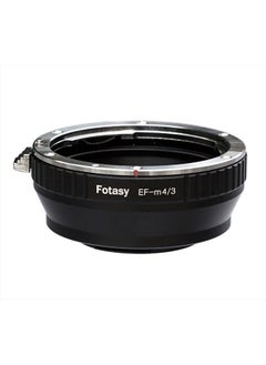 Fotasy Manual EF EF-S Mount Lens to M43 Adapter, EF Mount to MFT, Compatible with Canon EF EFS lense Panasonic G9 GH5 II GX9 G90 G91 G95 G100 Olympus E-M1 E-M5 E-M10 I II III E-PM2 E-PM1 Pen-F E-M1X  - Image 1