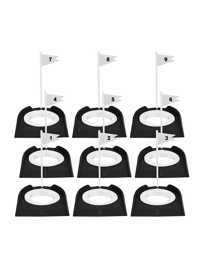 Generic Golf Practice Hole Cup with Flag, Durable Putting Trainer for Backyard/Office Indoor Outdoor Use  - Image 1