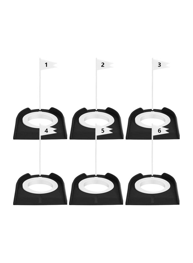 Generic Golf Practice Hole Cup with Flag, Durable Putting Trainer for Backyard/Office Indoor Outdoor Use  - Image 2