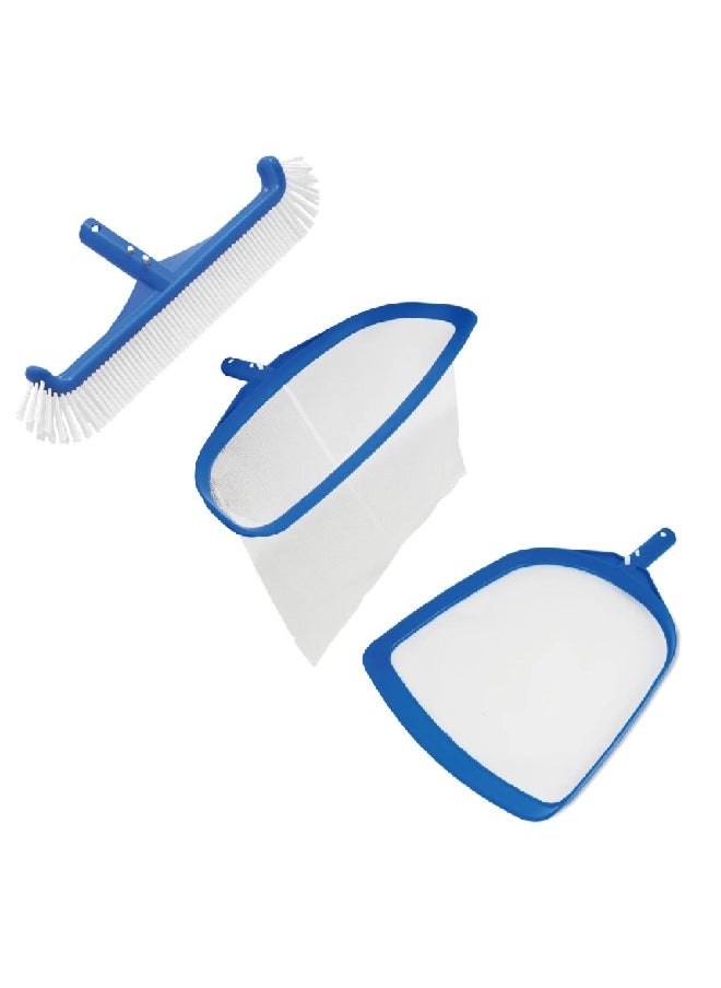 ACE 3-Piece Pool Maintenance Kit Blue and White 34 x 9 x 44.5 cm 8998263  - Image 2