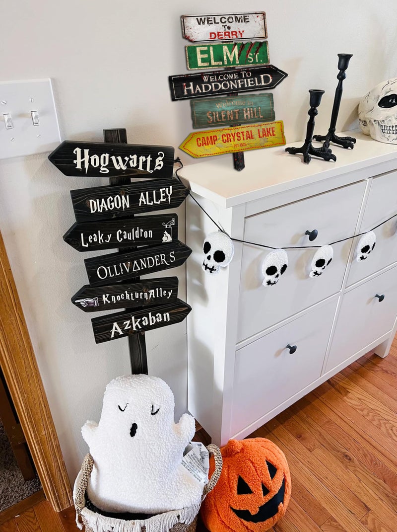flinelife Horror Movie Directional Sign 16X12  Horror Movie Signs  Great Movie Wall Decor For Horror Movie Film Collection- Perfect For Horror Movie Lovers - Image 2