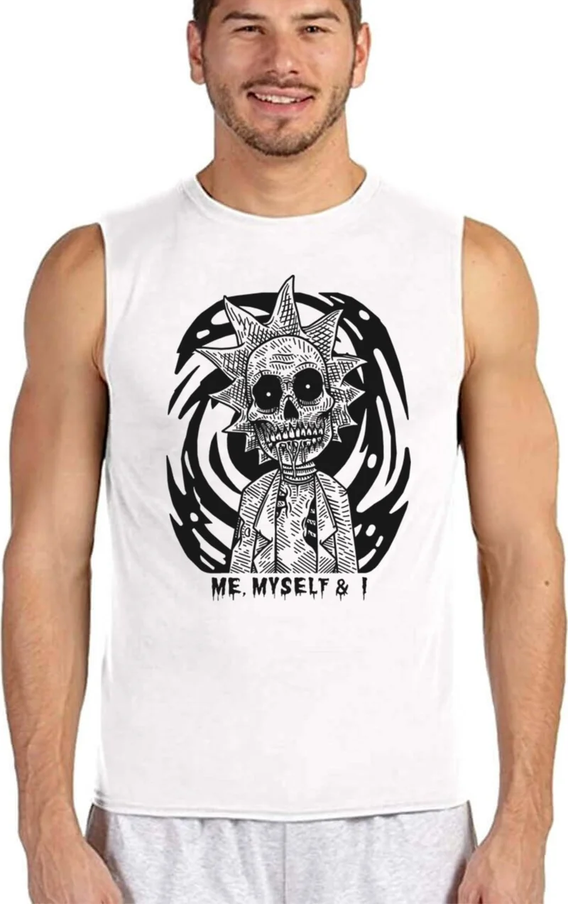 Zombie Rik White Cut Arm | Sleeveless Men's T-Shirt | Athlete