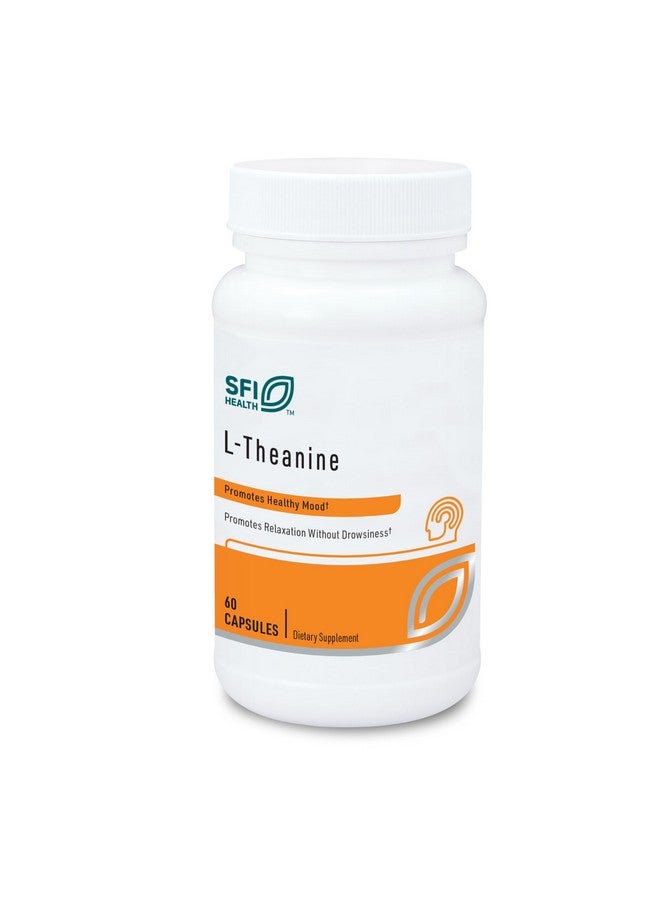 مختبرات كلاير Klaire Labs L-Theanine - 100mg Suntheanine لتعزيز الاسترخاء (60 كبسولة) - Image 1