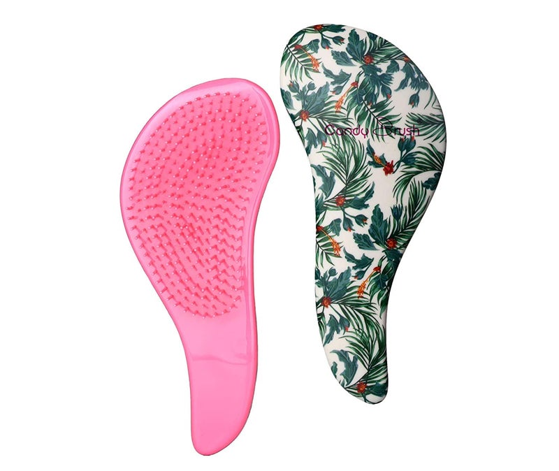 COSLUXE Detangling Hairbrush  Wet and Dry Hair Brush for Children Women and Men Detangler Hairbrush for Natural Curly Straight Wet or Dry Hair Hair Brushes for Women PACK OF 1 - Image 1