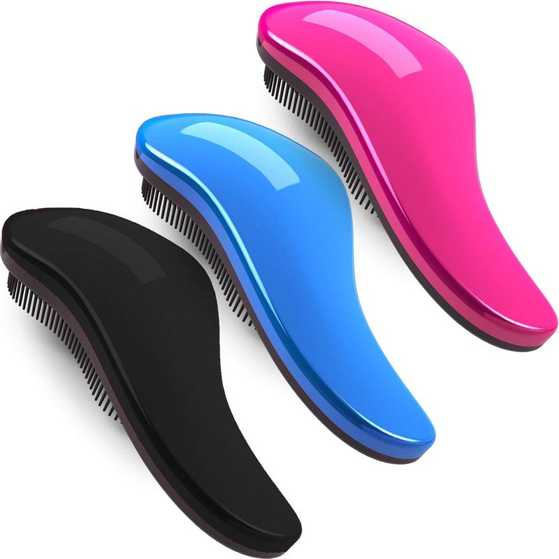 COSLUXE Detangling Hairbrush  Wet and Dry Hair Brush for Children Women and Men Detangler Hairbrush for Natural Curly Straight Wet or Dry Hair Hair Brushes for Women PACK OF 1 - Image 2